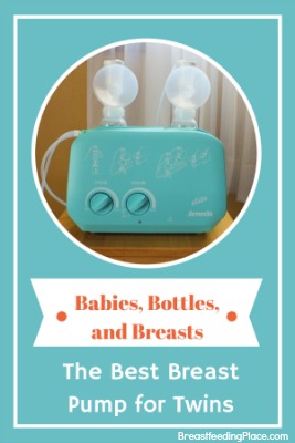 Babies, Bottles and Breasts: The Best Breast Pump for Twins   BreastfeedingPlace.com #breastfeeding #breastpump #twins